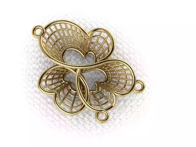 pendant49 shamrock charm