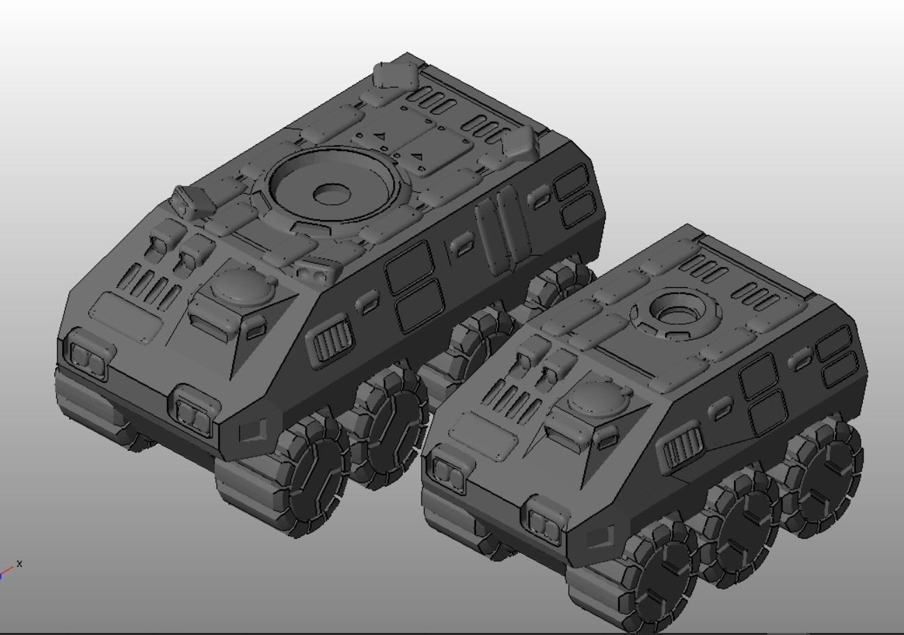 CHIBI-TECH SD - CORPORATE TAC PACK BUNDLE 3D Model Collection_6