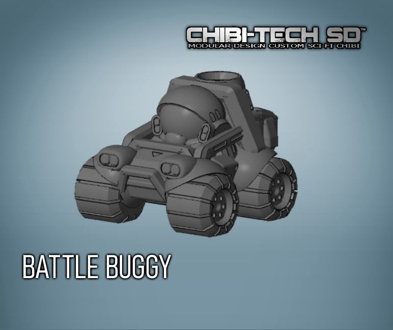 CHIBI-TECH SD - CORPORATE TAC PACK BUNDLE 3D Model Collection_4