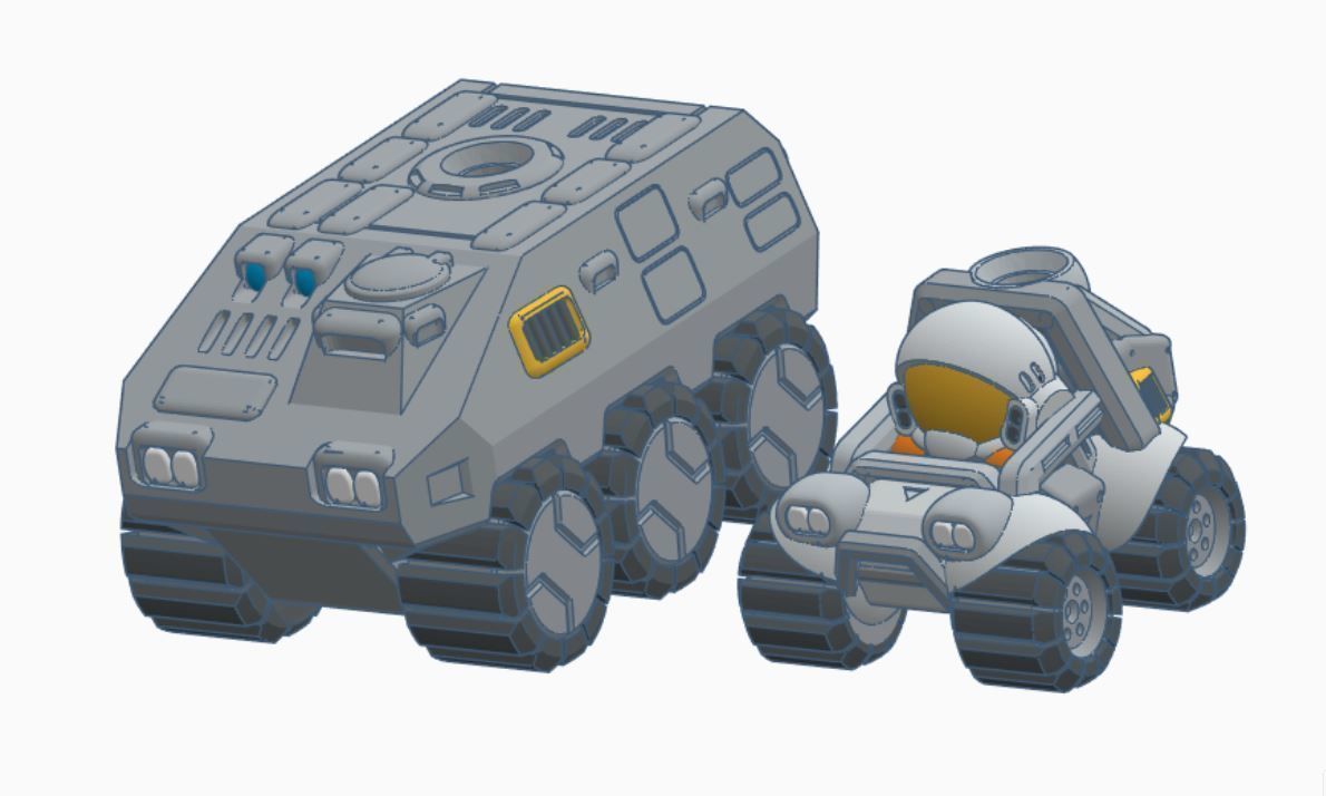 CHIBI-TECH SD - CORPORATE TAC PACK BUNDLE 3D Model Collection_7