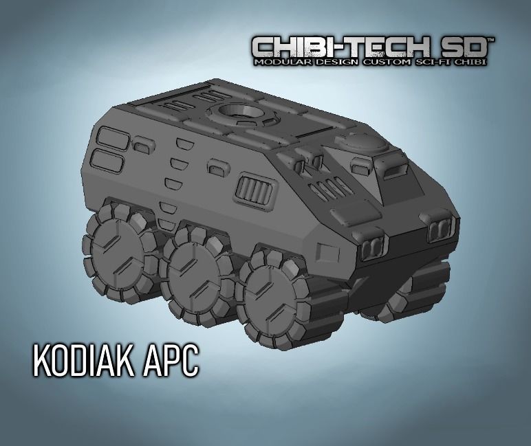 CHIBI-TECH SD - CORPORATE TAC PACK BUNDLE 3D Model Collection_3