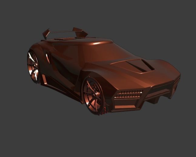 Chicane Hotwheels 3D model_4