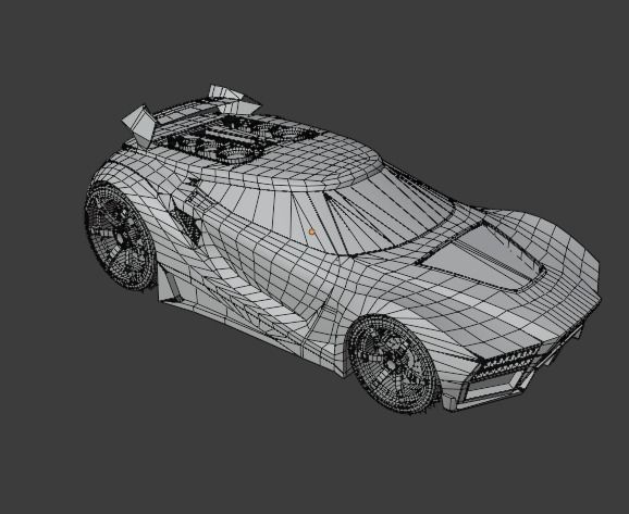 Chicane Hotwheels 3D model_5