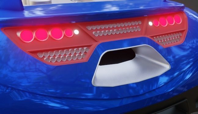 Chicane Hotwheels 3D model_2