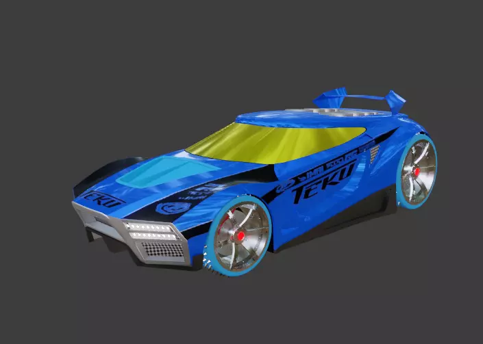 Chicane Hotwheels 3D model_0