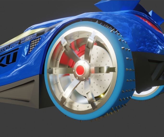 Chicane Hotwheels 3D model_3