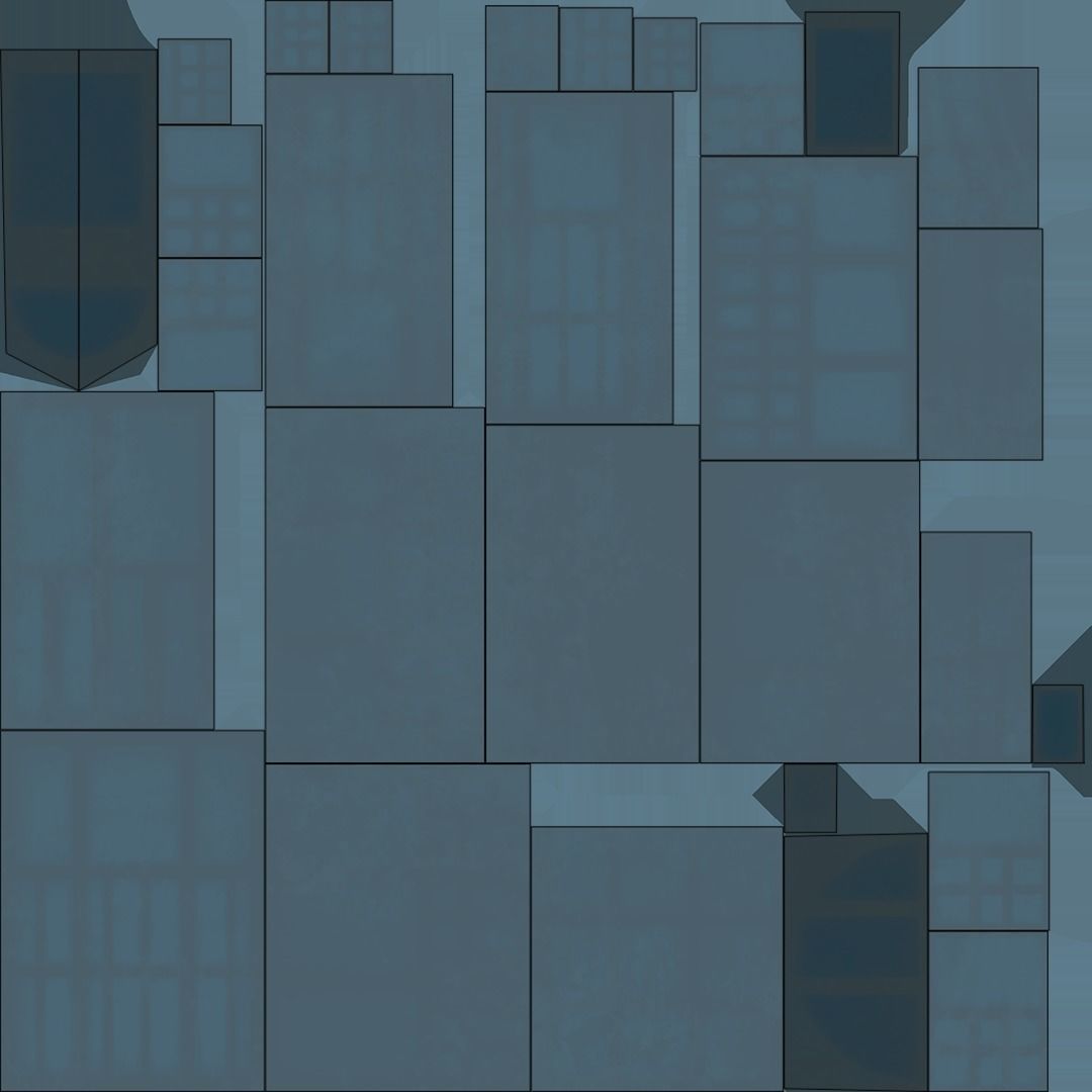 House08 Game Ready All PBR Unity UE V-Ray Textures Included Low-poly 3D model_37