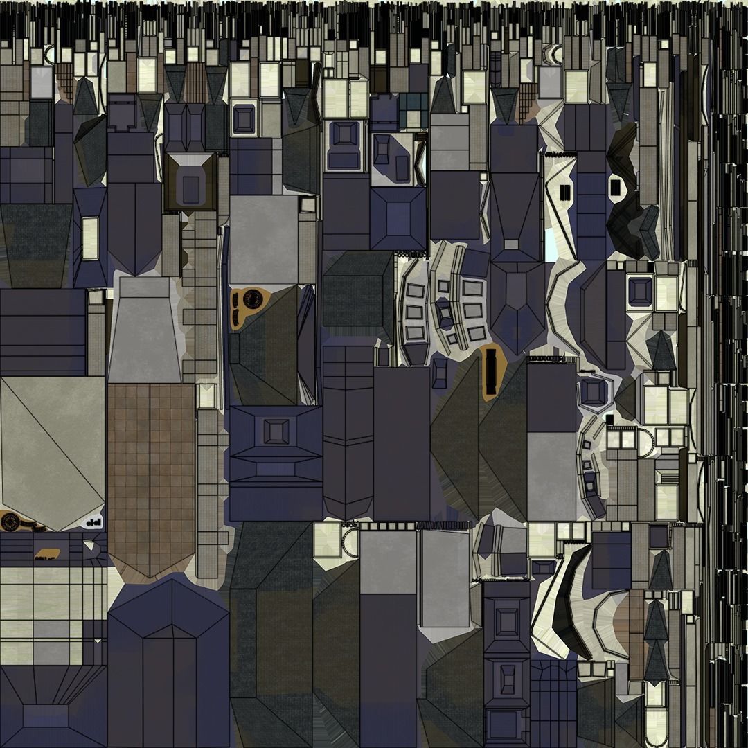 House08 Game Ready All PBR Unity UE V-Ray Textures Included Low-poly 3D model_36