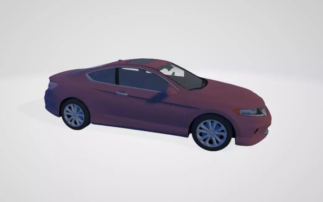 Honda Accord Coupe 2013 3D print model