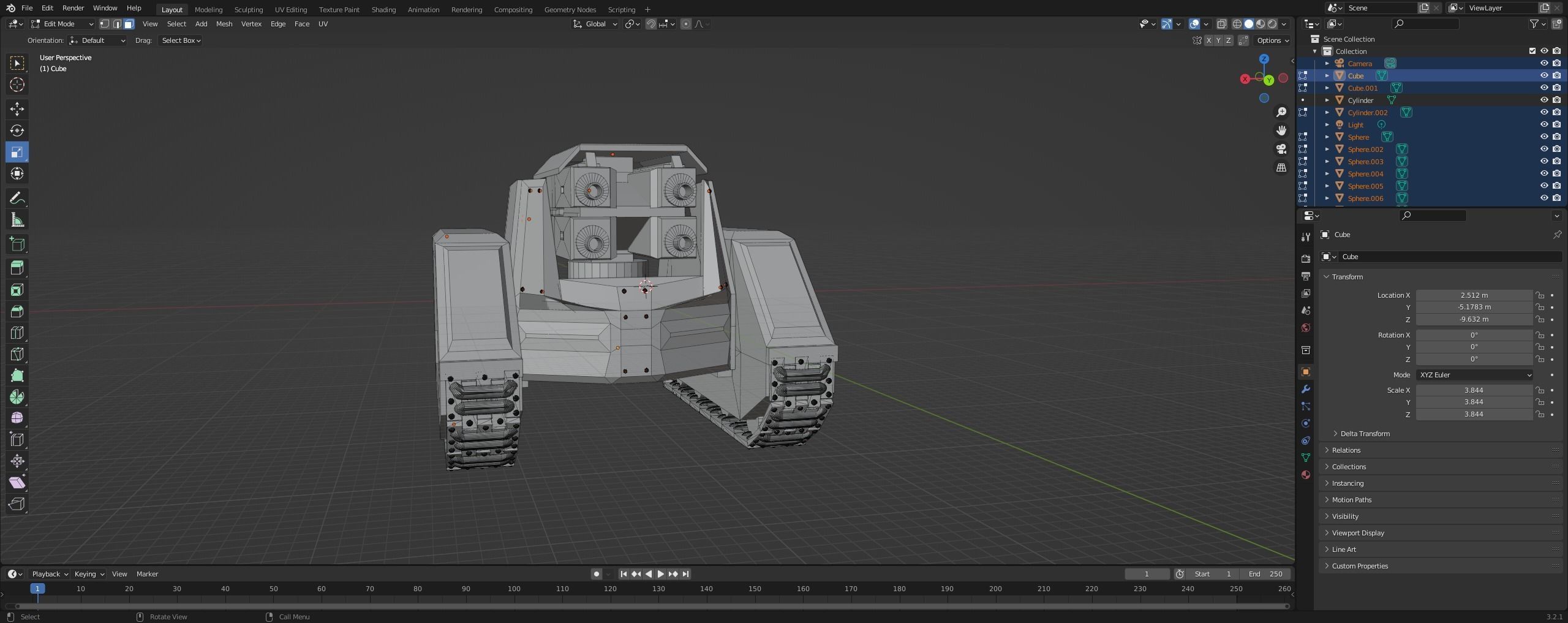Heavy Bolter Platform 3D print model_2
