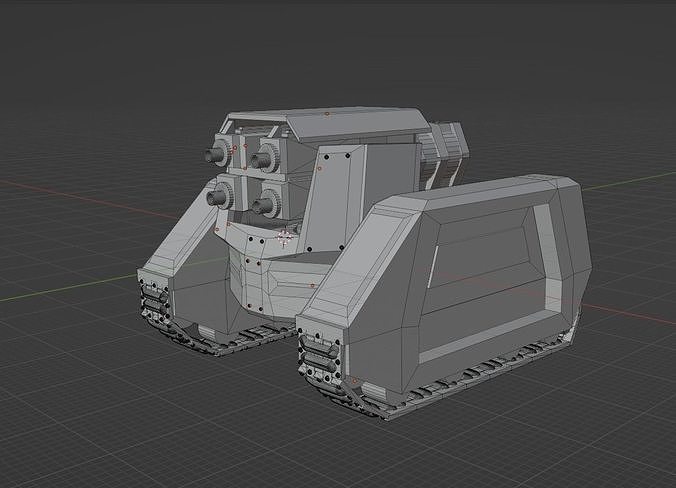 Heavy Bolter Platform 3D print model