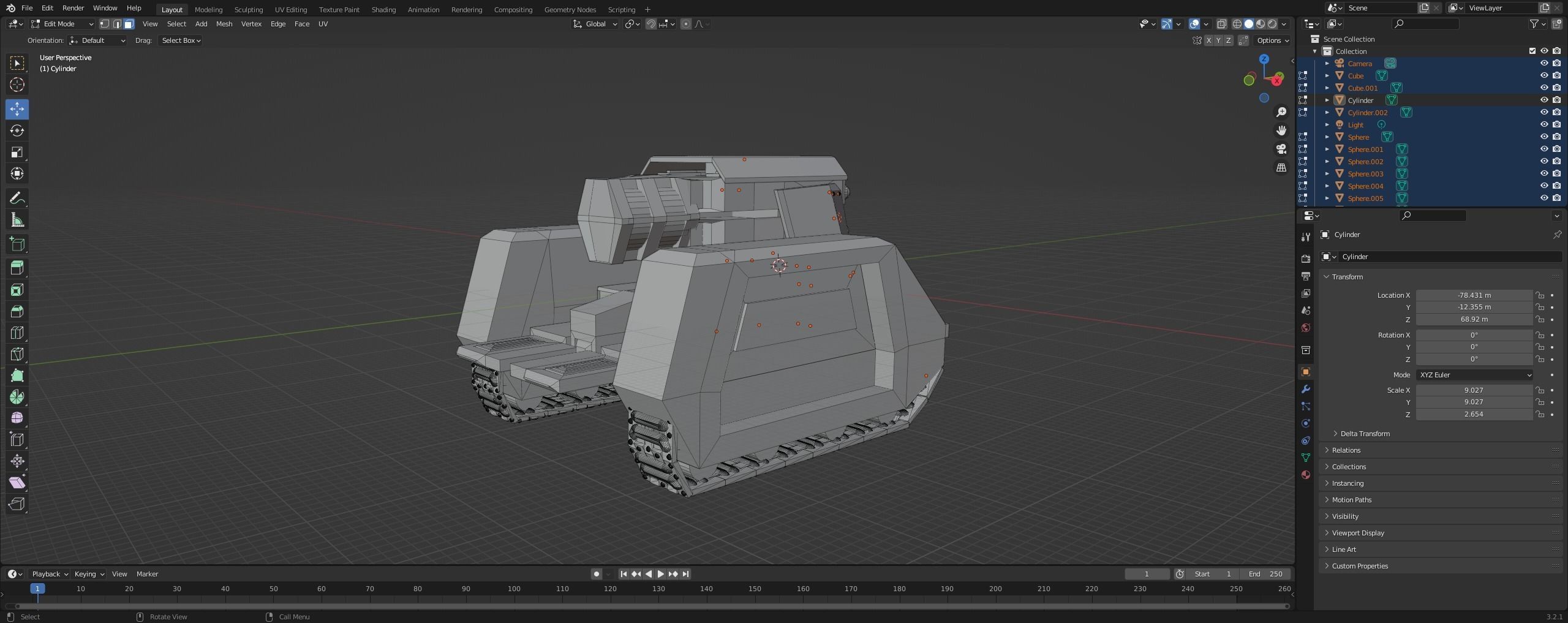 Heavy Bolter Platform 3D print model_1