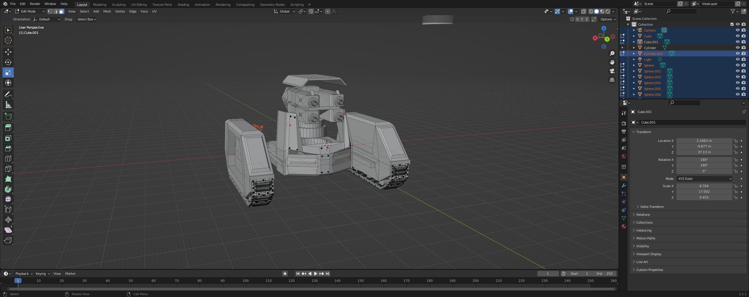 Heavy Bolter Platform 3D print model_3