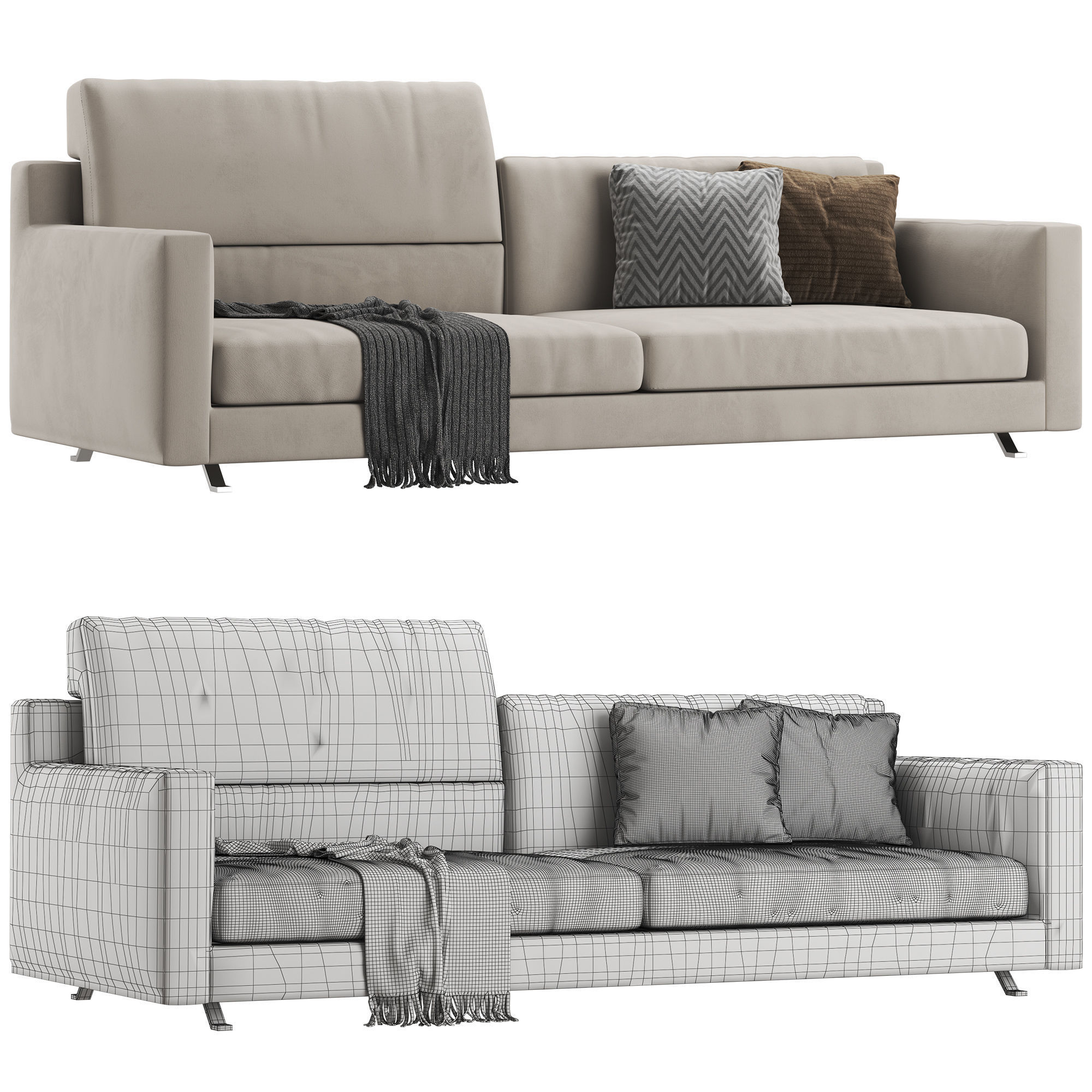 frigerio james sofa 3D model_4