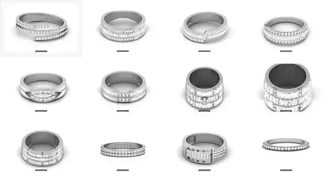 12 Diamond Eternity Band Packs
