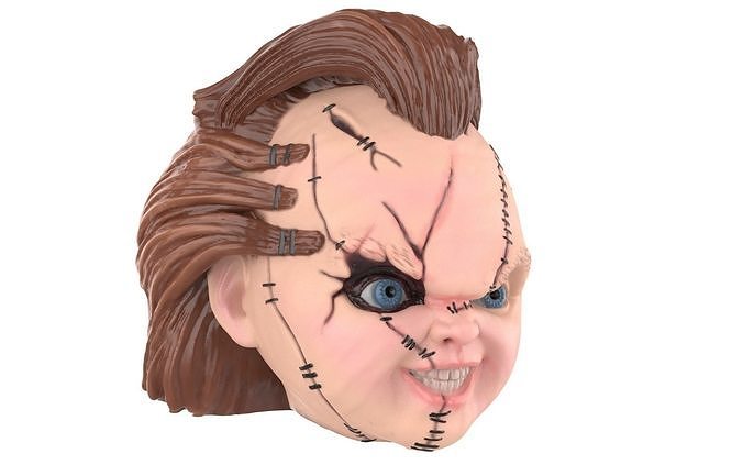 Chucky Doll Head 3D model