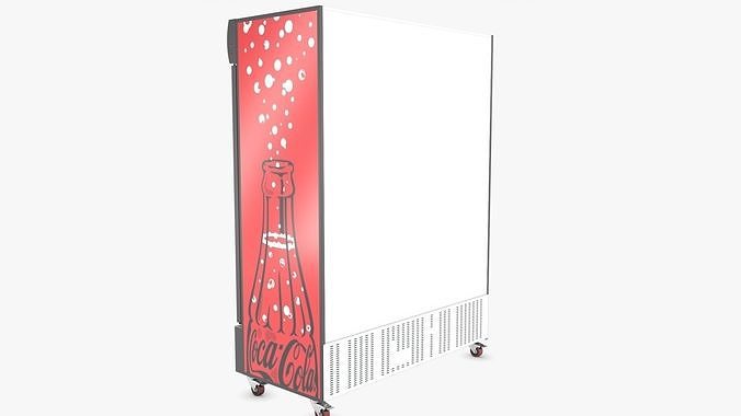 Display Fridge04 Low-poly 3D model 4