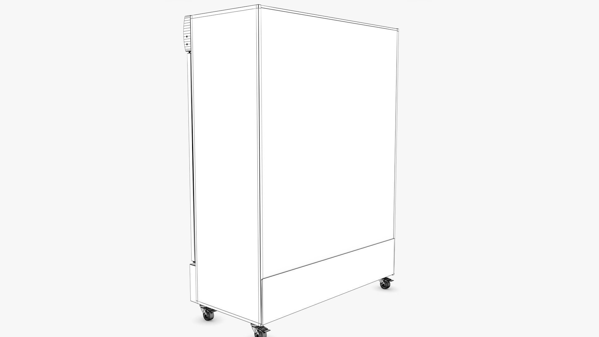 Display Fridge04 Low-poly 3D model_12