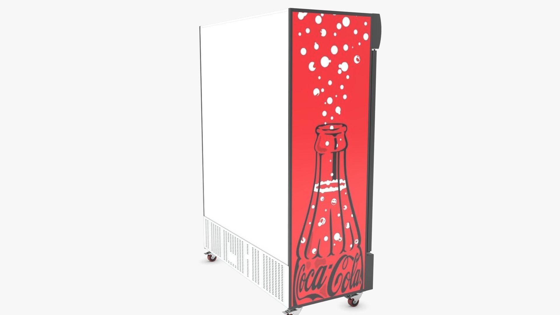 Display Fridge04 Low-poly 3D model_6