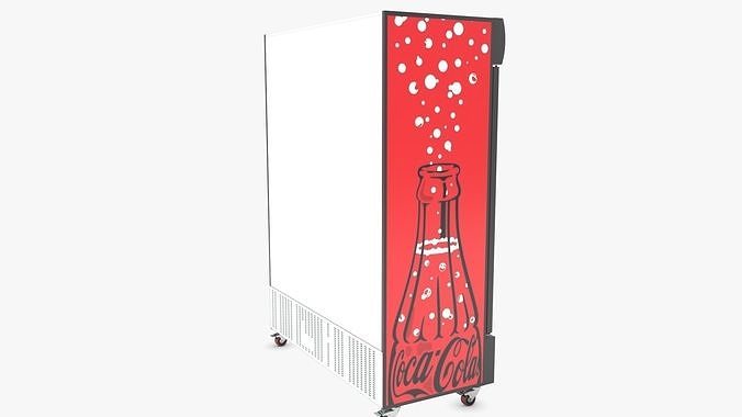 Display Fridge04 Low-poly 3D model 6