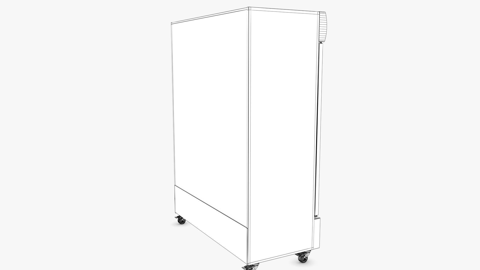 Display Fridge04 Low-poly 3D model_14