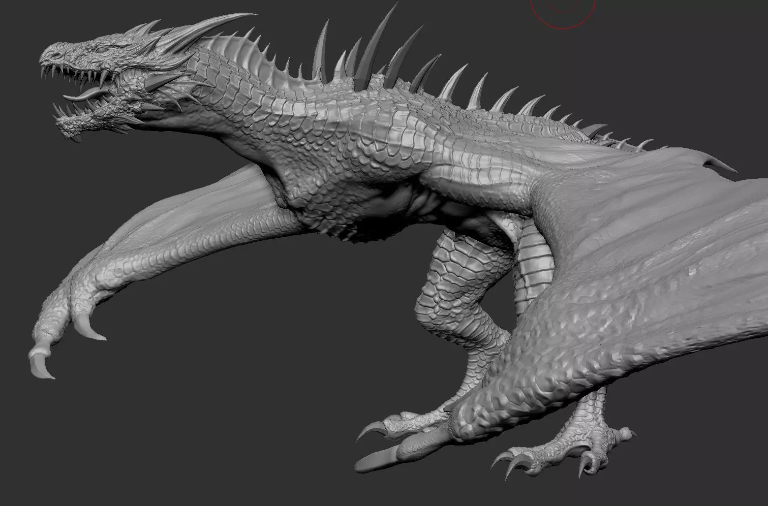 Dargon dragon 3D model_0