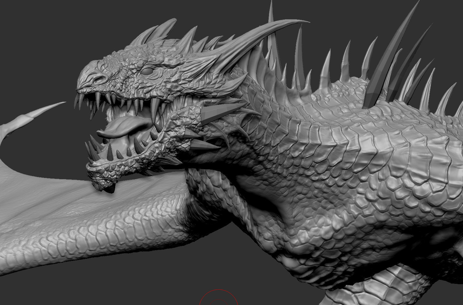 Dargon dragon 3D model_1