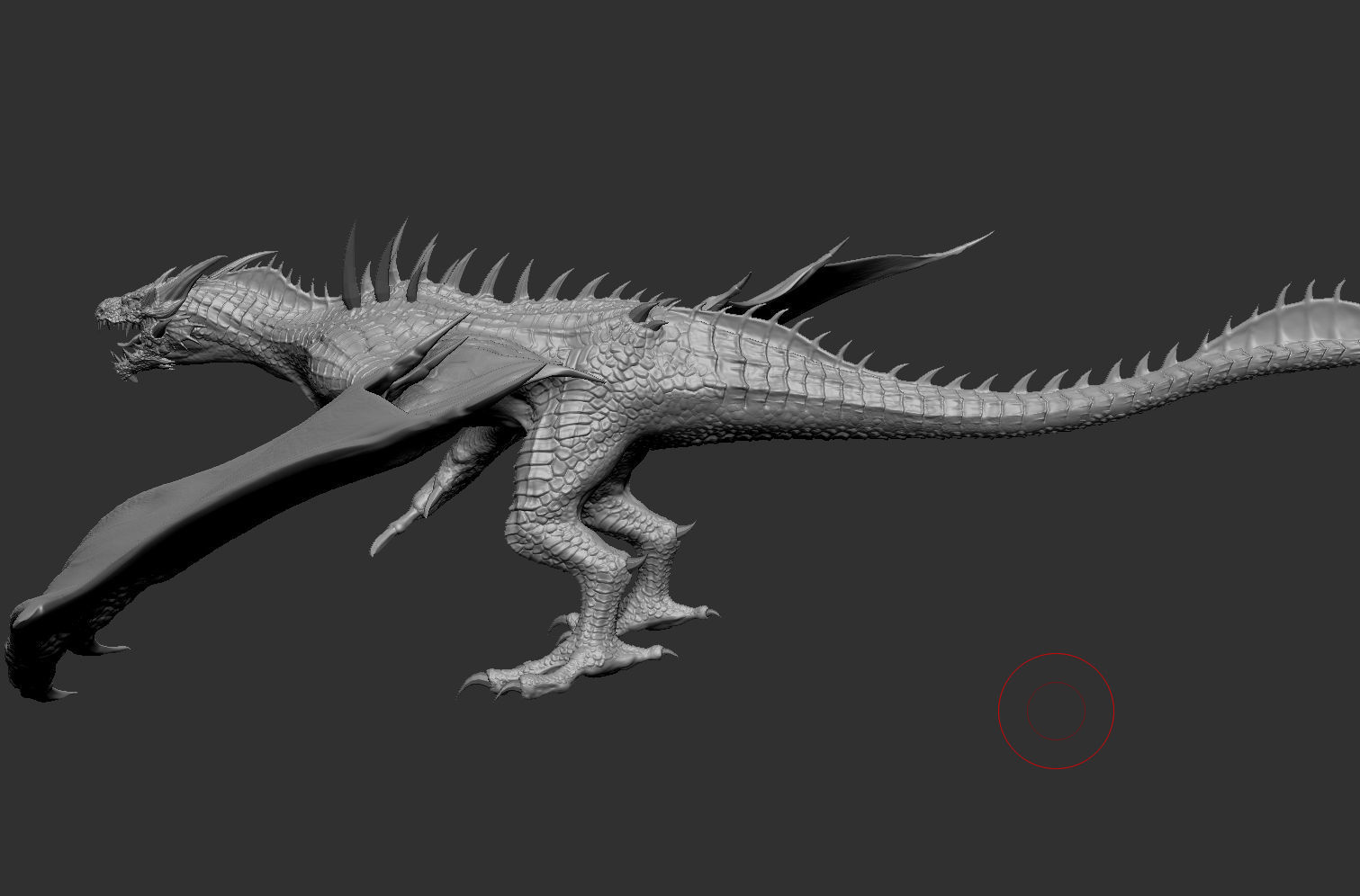 Dargon dragon 3D model_2