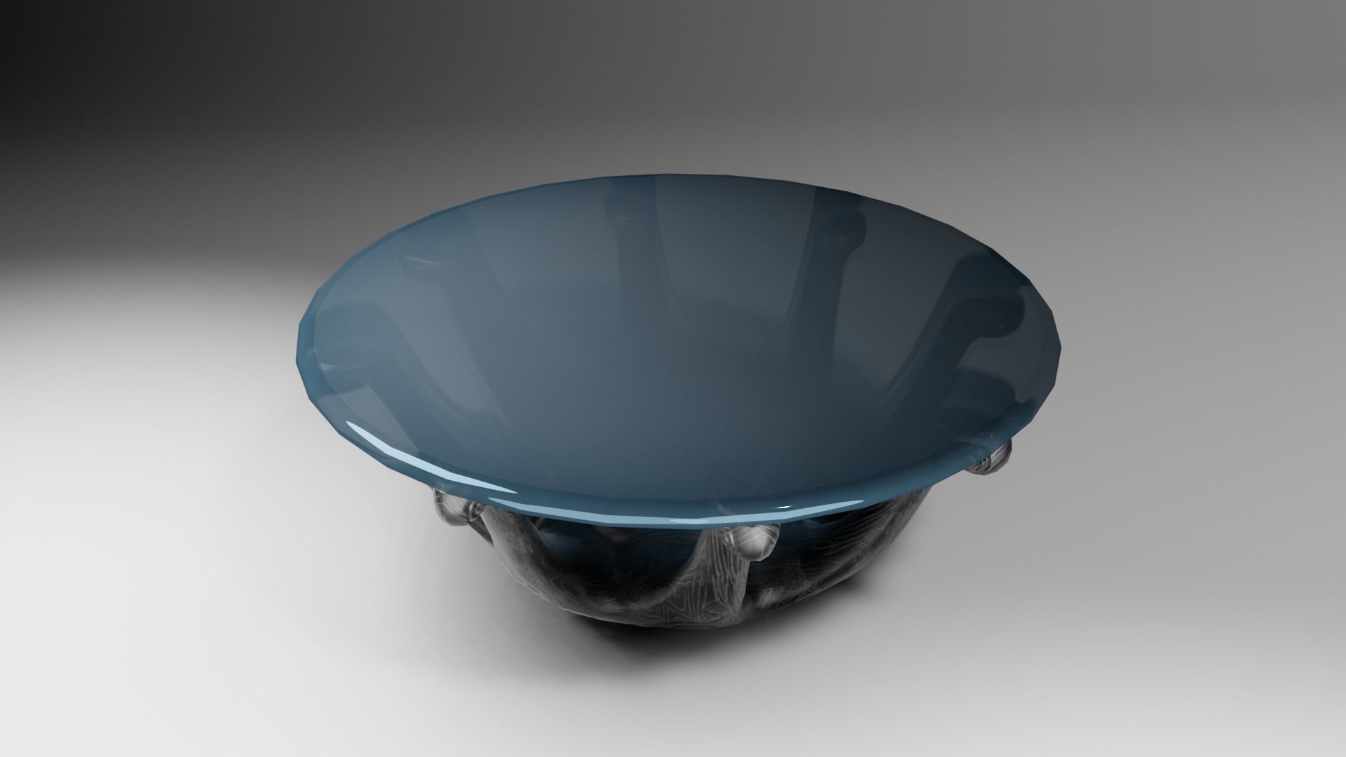 Coffee table collection low poly Low-poly 3D model_5