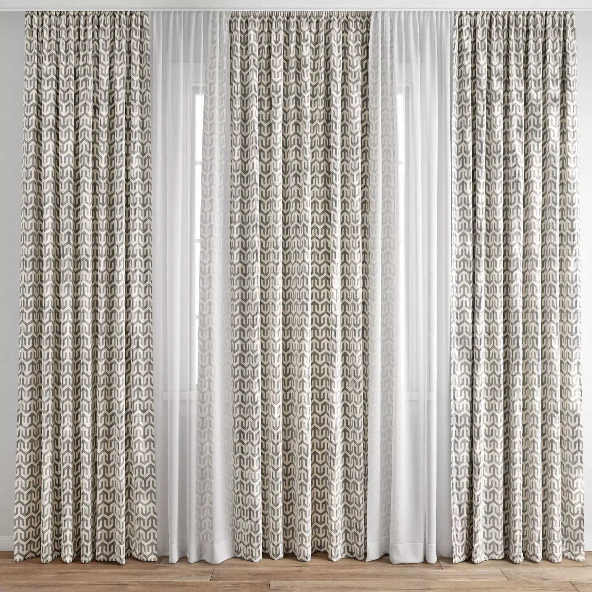 Curtain 379 3D model_0