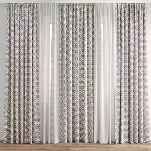 Curtain 379 3D model