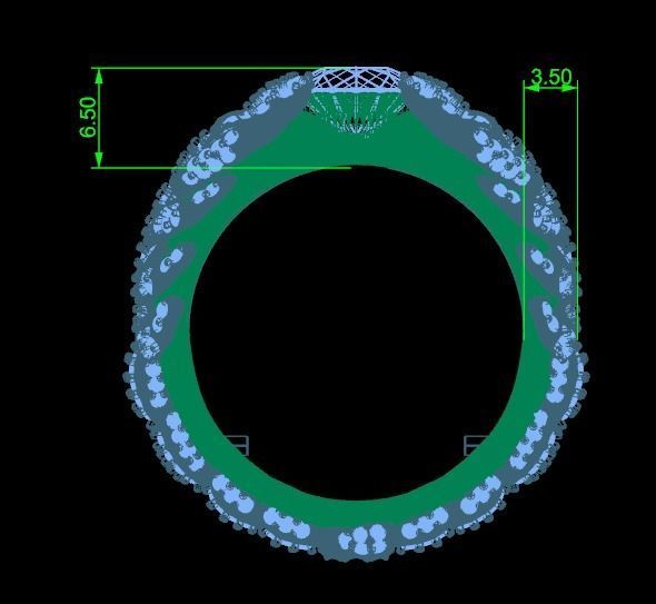 Scorpion ring 3D print model_14