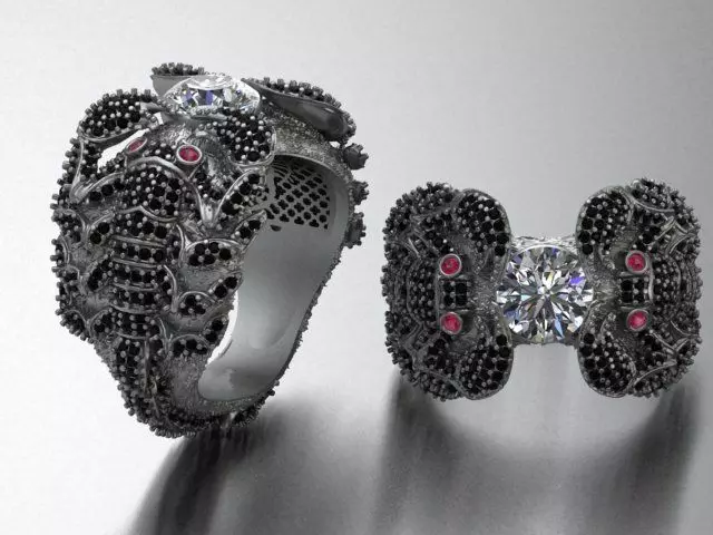 Scorpion ring 3D print model_0