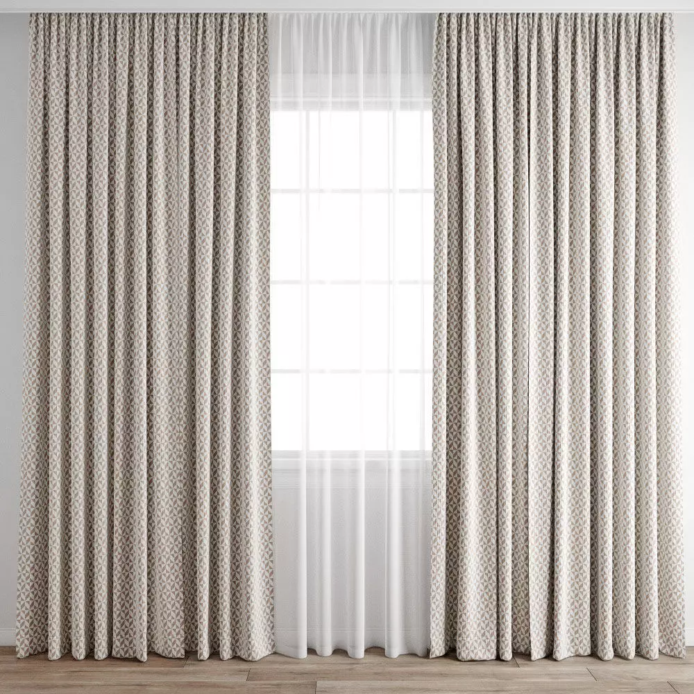 Curtain 380 3D model_0