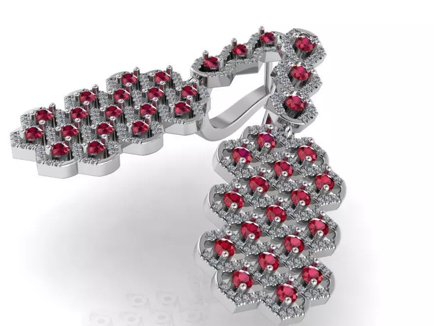 grape earring 0001 3D print model_0