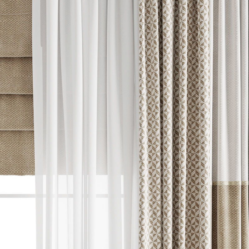 Curtain 383 3D model_8