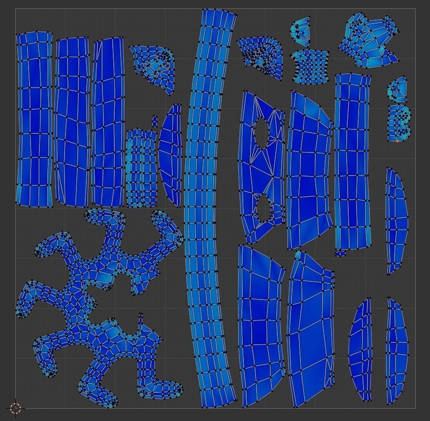 Stylized Shield low poly game ready Low-poly 3D model_9