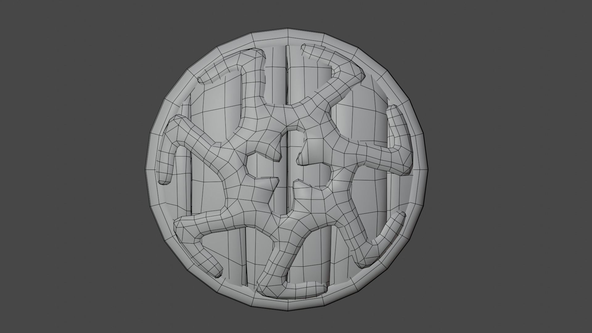 Stylized Shield low poly game ready Low-poly 3D model_11