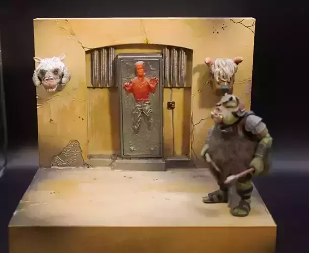 Han solo carbonite section 3D print model