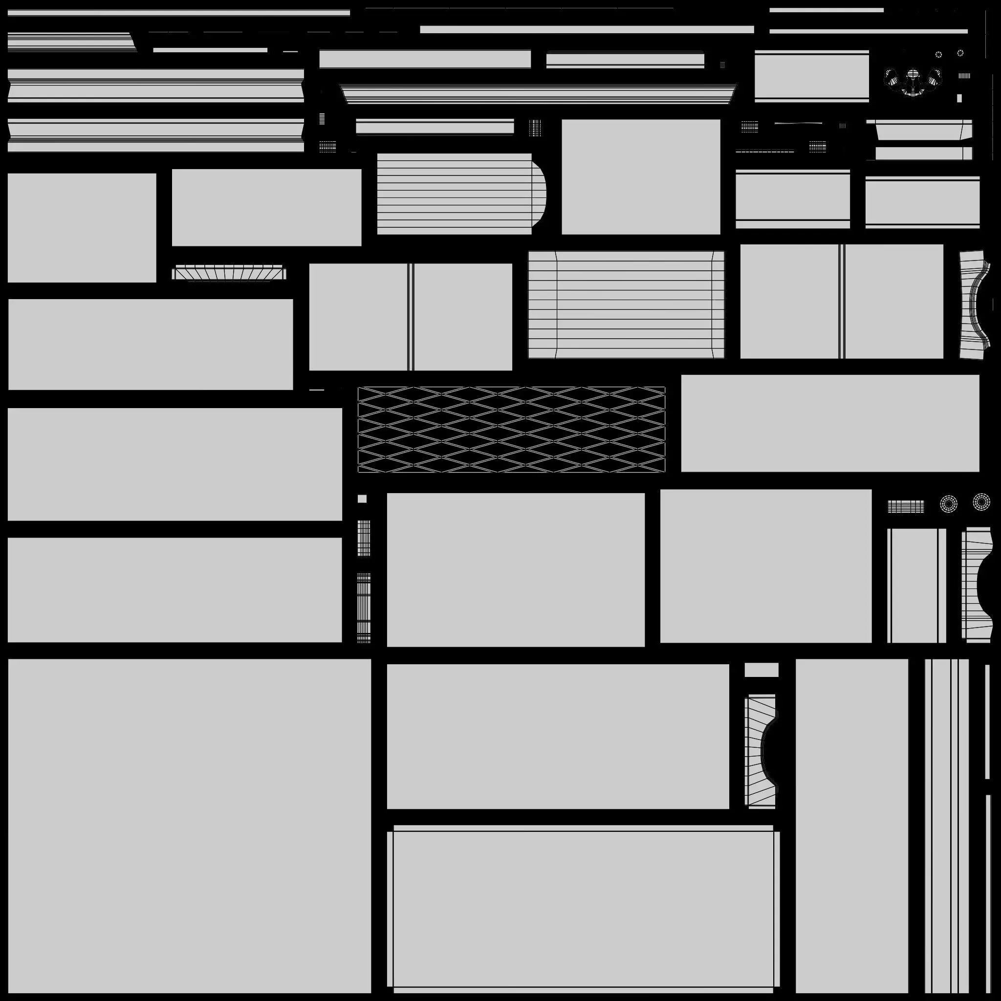 Old Hutch - New and Damaged Low-poly 3D model_18