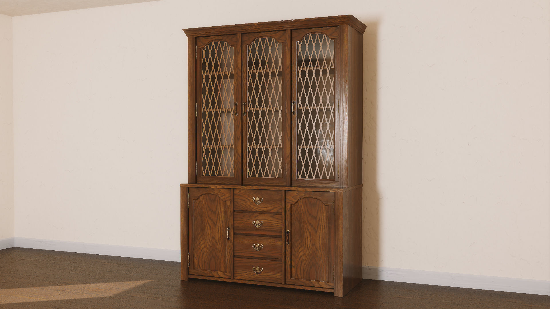 Old Hutch - New and Damaged Low-poly 3D model_2