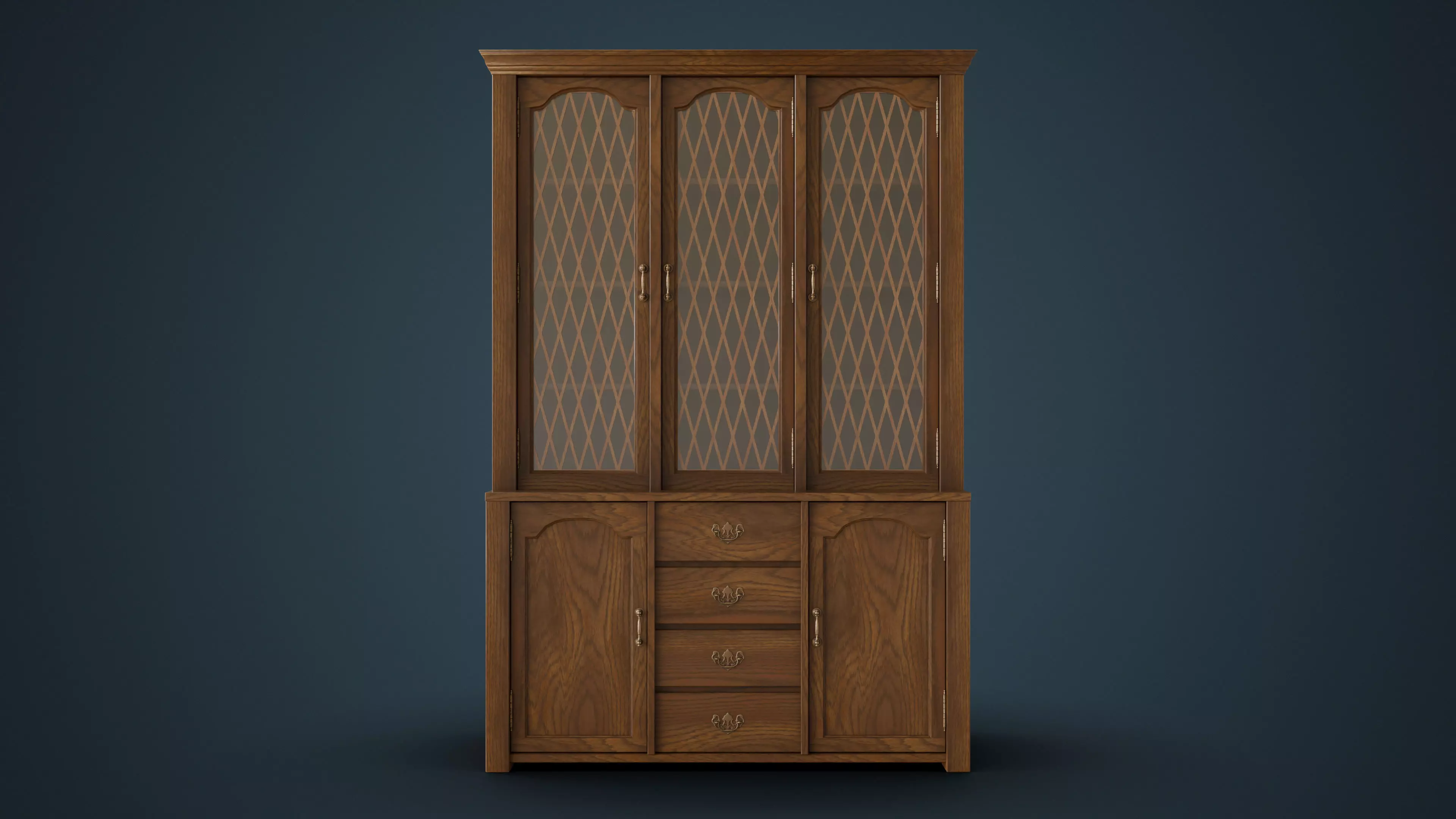 Old Hutch - New and Damaged Low-poly 3D model_10
