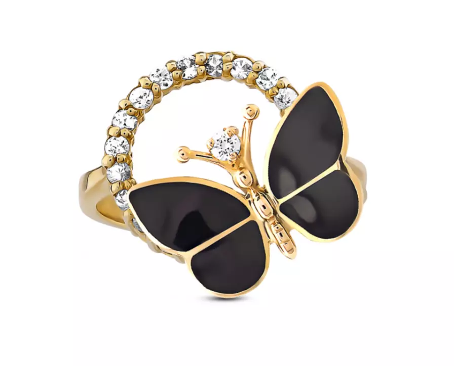 Butterfly Ring 3D print model_0