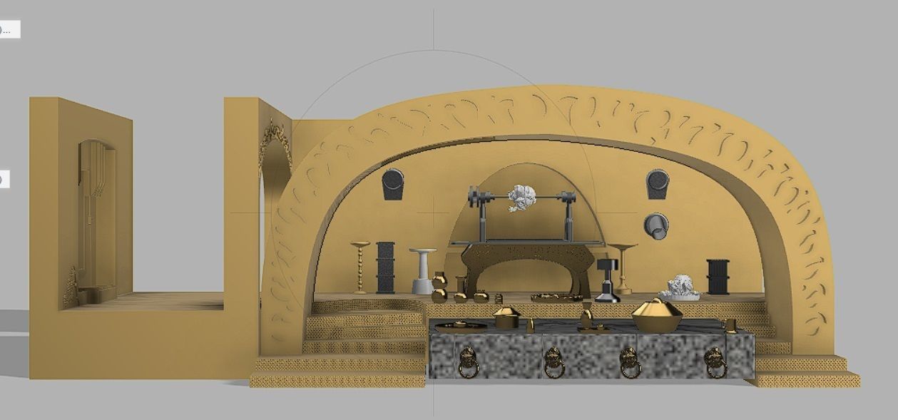 Jabba palace  Boba playset 3D print model_4