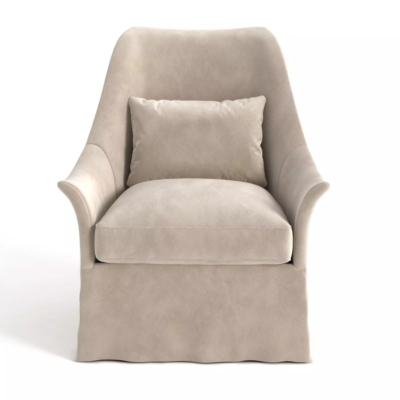 Verellen furniture Melody Wing Chair 3D model_0