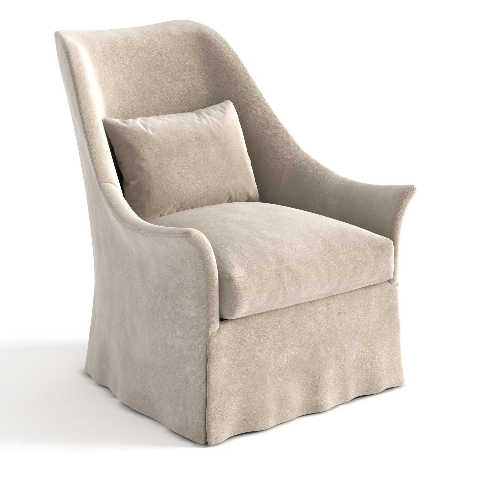 Verellen furniture Melody Wing Chair 3D model_1