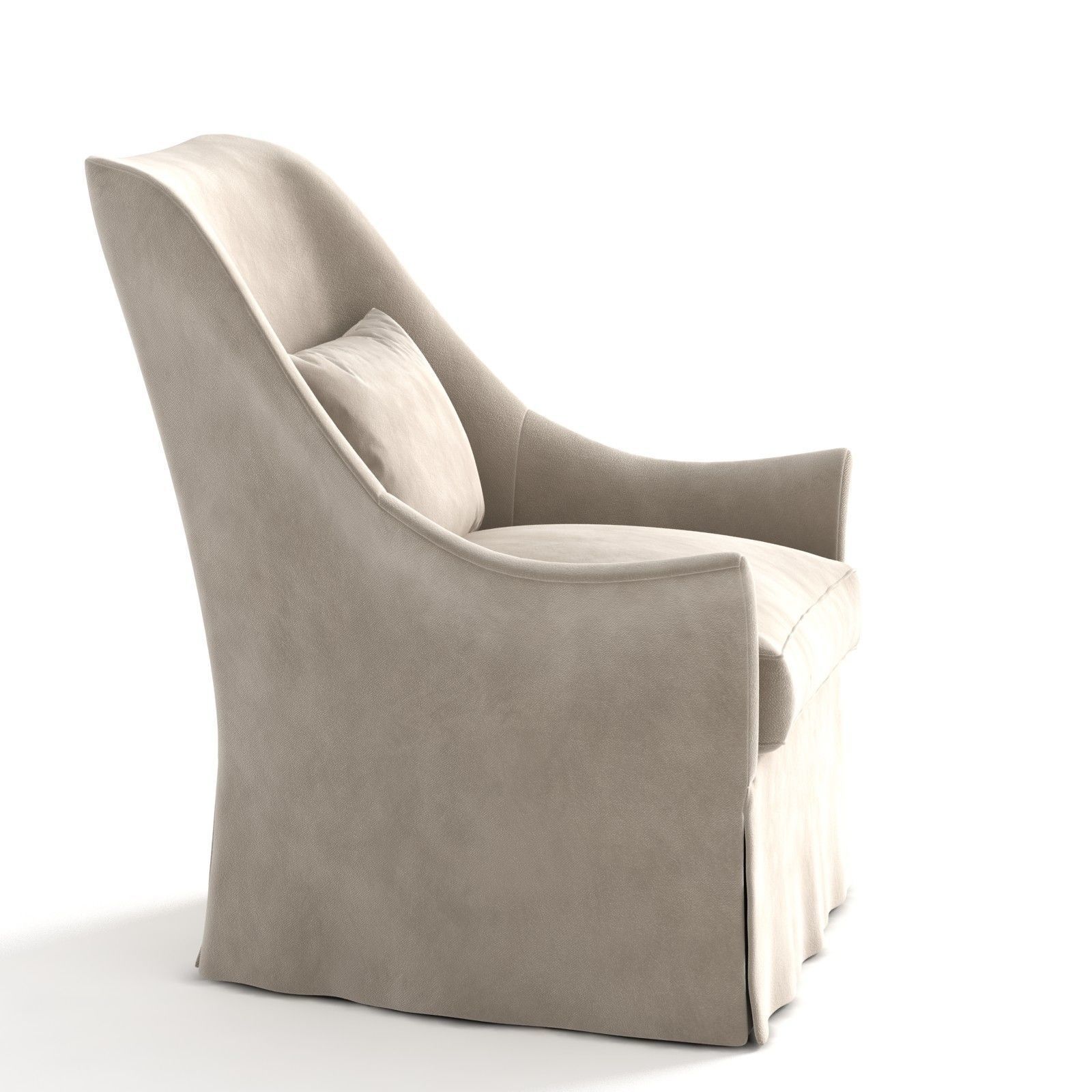 Verellen furniture Melody Wing Chair 3D model_2