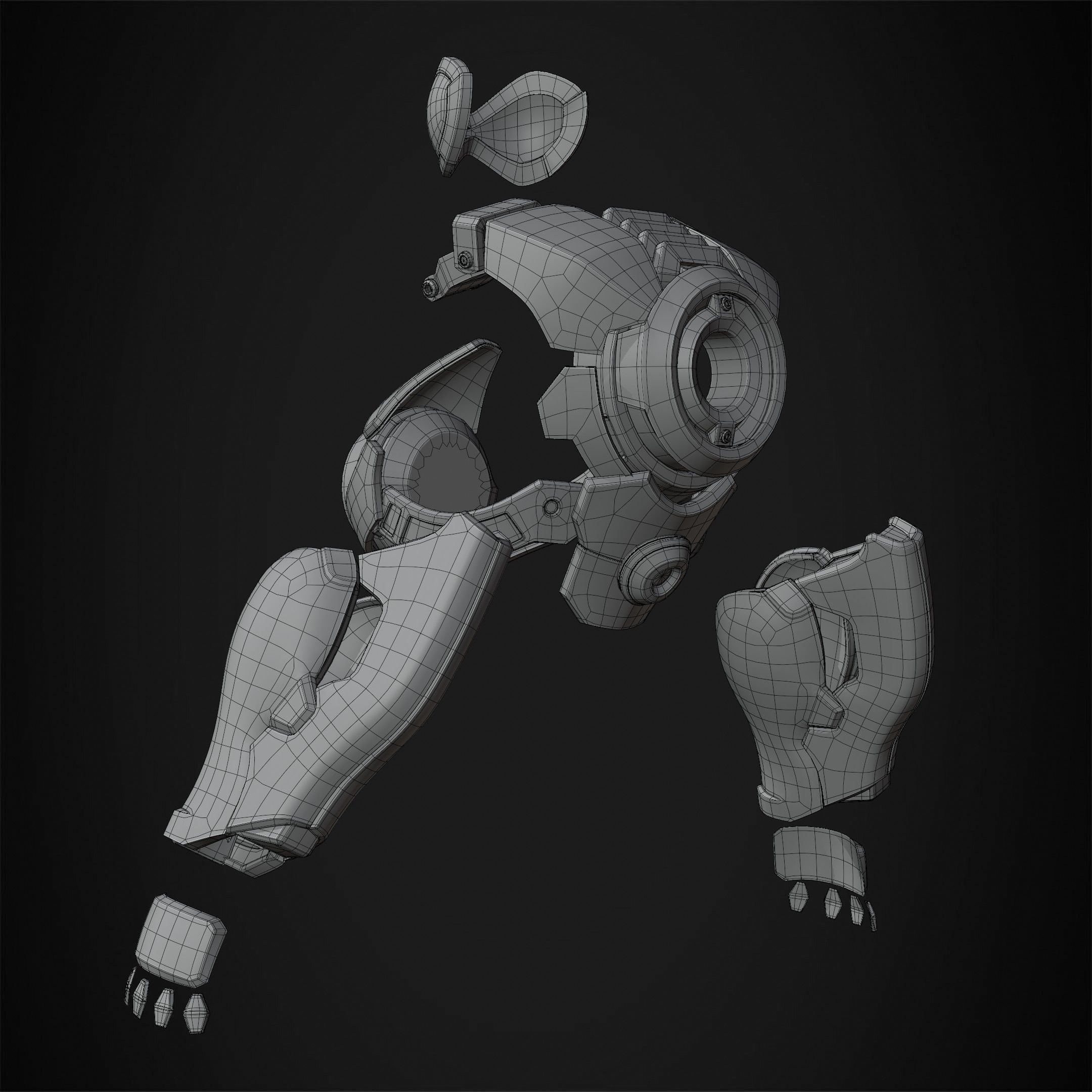 Overwatch Tracer Amor and Mask for Cosplay 3D print model_17