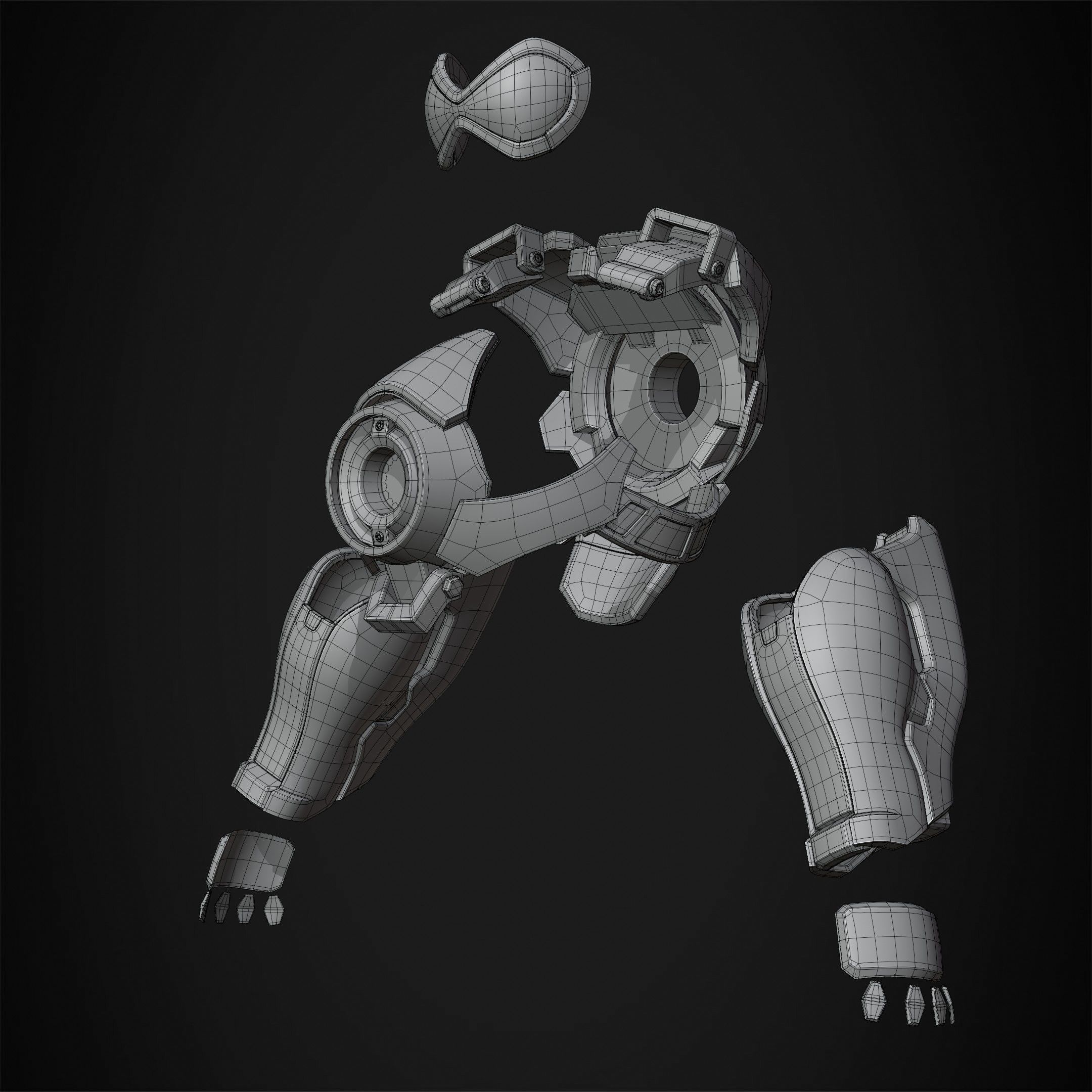 Overwatch Tracer Amor and Mask for Cosplay 3D print model_13