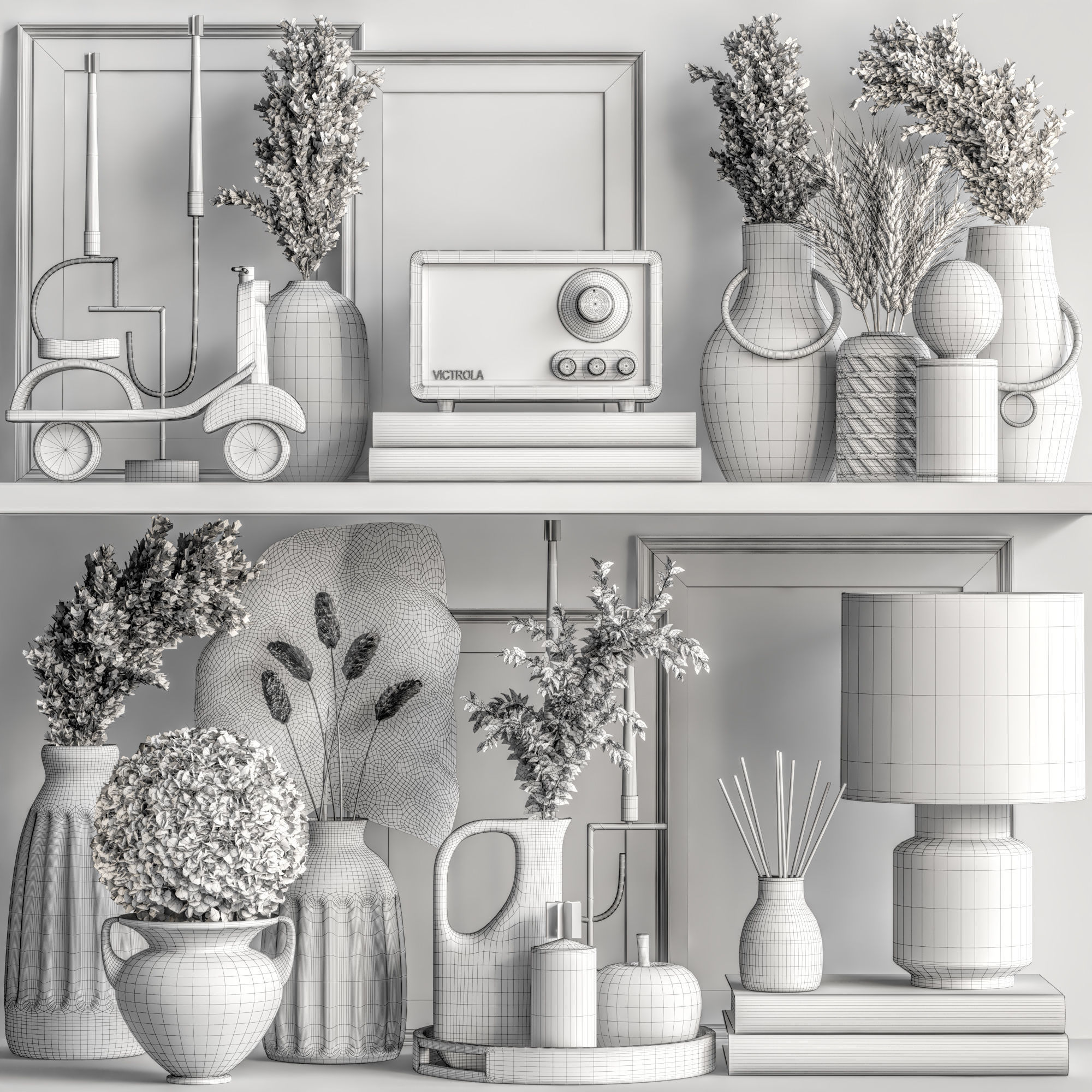 Decorative set 42 3D model_7